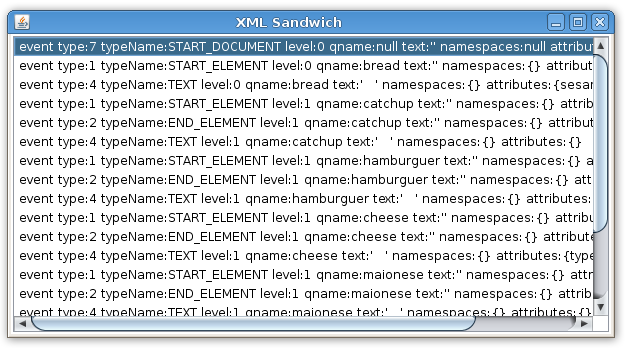 javafx xml sandwich