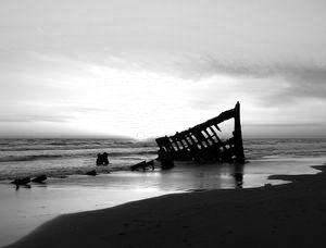 value sunset Peter Iredale